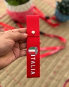 İtaly Tasarımlı, Kırmızı Renk Yüksek Kalite Tampon & Çeki ipi thumbnail 1