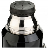 1500 ml Vakumlu Çift Cidarli Kapaklı Siyah Termos - 4