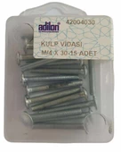 ADİLON KULP VİDASI M-4 X 30 15'Lİ - 1