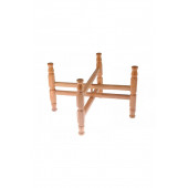Ahşap Sini Sofra Altlığı Ayağı - Katlanır Akordiyon Ayak Yükseklik 23cm'' En:39cm - 1