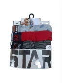 105 Desenli Jakar Erkek 3'lü Kemer Boxer thumbnail 2