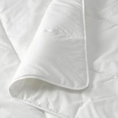 Tek Kişilik Kışlık Yorgan, Beyaz Renk 150x200 cm Dolgu 0yuklu Polyester Lif - 4