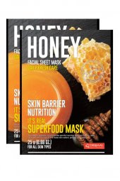 DERMAL Bariyer Güçlendirici ve Besleyici  Bal Maskesi  25gr 2li Set - 1