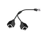 Erkek RJ45 TO 2x Dişi Ethernet Çoklayıcı Splitter Dağıtıcı thumbnail 3