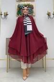 Kat Detaylı Tunik 3988 Bordo thumbnail 2