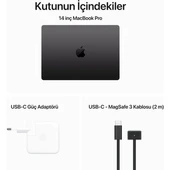 Apple MacBook Pro M3 Max 36 GB 1 TB SSD 14" MRX53TU/A Uzay Siyahı - 4