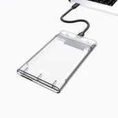 Netac 2.5" Şeffaf Disk Kutusu Sata to USB 3.0 HDD - NT07WH11-30B0 - 5