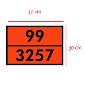 Metal 40x30 cm Levha (1 Adet) 99-3257 Metan Soğutulmuş Sıvı LNG Doğal Gaz Tehlikeli Madde Uyarısı thumbnail 3