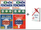 Fenomen 5.Sınıf KÖK Matematik+Türkçe+Newton All Star Türkçe +Matematik (4 Kitap+Hediye) - 1