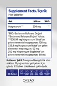 OCEAN ExtraMag Üçlü Kombinasyon Magnezyum 200 mg Takviye Edici Gıda 30 Tablet - 2