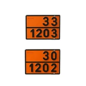 Metal 40x30 cm Tokalı Levha (1 Adet) 33-1203 ve 30-1202 Değiştirilebilir Rakamlı Tehlikeli Madde thumbnail 1