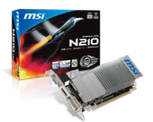 MSI N210-1GD3/LP 64Bit 1GB DDR3 VGA DVI HDMI 64B - 1