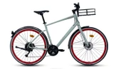 28J CARRARO COMMUTER ŞEHİR BİSİKLETİ - GRİ KIRMIZI - 48 KADRO - 1