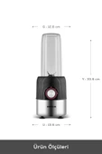 Karaca Blend & Rush Inox Personal Kişisel Smoothie Blender Black thumbnail 2
