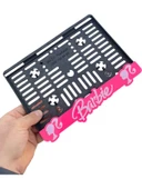 Barbie Lüx Motosiklet Pleksi Plakalık - 1