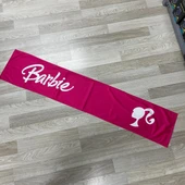 BARBİE BARBY Baskılı TORPİDP HAVLUSU ÖRTÜSÜ PEMBE - 1