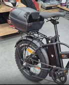 Motorsiklet Elektrikli Bisiklet Port Bagaj Kilitli Siyah motorsiklet e-bike Kilitli port çanta 19 Litre - 8