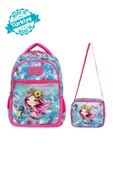 Yeni Deniz Kızı Desenli İlkokul Sırt Çantası Ve Beslenme Çantası thumbnail 2
