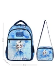 Buz Kız Desenli İlköğretim Okul Sırt Çantası Ve Beslenme Çantası,Kız Okul Sırt Çantası thumbnail 2
