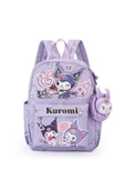 Sanrio Kuromi Karakterli Çanta & Orta Boy Mor Renk Okul Sırt Çantası - 1