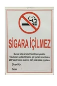 Kocaoluk Çıtalı Sigara İçilmez Levhası 50x70 cm - 1