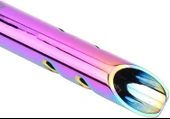 XBYC 676 Düz 27.2mm X 350mm Sele Borusu Bisiklet Koltuk Borusu Alüminyum Rainbow - 9