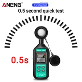 Gn201 Lux Metre Lüx Metre Aneng Dijital Işık Ölçer 200K Fotometre Uv Metre Radyometre - 2