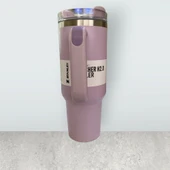 Stanley Quencher Açık Pembe 1.18 lt Pipetli Termos Bardak thumbnail 2