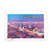 Suudi Arabistan Temalı Pul Magnet thumbnail 1