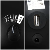 Magicvoice MV-13 7.5 CM 20 Watt Komütatörlü Hat Trafolu Siyah Sütun Sarkık Hoparlör (2'Li Takım) - 4