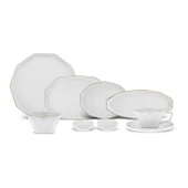 Karaca Stream Bone Elmas 34 Parça 6 Kişilik Kahvaltı Takımı Gold thumbnail 2