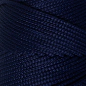 Loren Polyester Soft Macrame Koyu Lacivert El Örgü İpi - LM030 - 34436 thumbnail 2