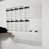 BUFFER® Çarpım Tablosu Ezberleme Manyetik Duvar Stickerı 105 x 100 cm thumbnail 4