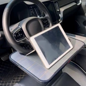 Direksiyon Tepsisi, Araba Masa Tepsisi, Dizüstü ve Araç Koltuğu için Direksiyon Masası Dizüstü Bilgisayar Dizüstü Bilgisayar Yemek Masası, Siyah Yemek için Araba Tepsileri - 3