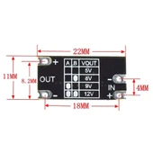3.7V ila 12V Mini DC-DC Boost Modül 5V/8V/9V/12V Output Lityum Pil Boost thumbnail 4