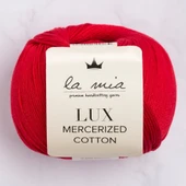 La Mia Lux Mercerized Cotton Kırmızı El Örgü İpi - 19 - 33745 thumbnail 1