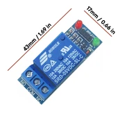 Tek Yön 1-way Relay Module 5V Röle Modül Düşük Seviye Tetikleme Rölesi thumbnail 4
