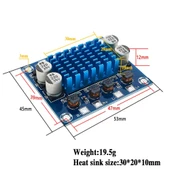 XH-A232 HD Dijital Audio Ses Güç Amplifikatörü Arttırıcı Modül 12V24V Ses Genişletme Kartı Dual Kanal 30W - 4