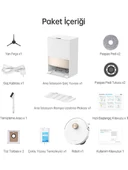 Dreame L20 Ultra Beyaz Çöp İstasyonlu Akıllı Robot Süpürge thumbnail 4