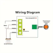 PWM DC Motor Hız Ayarlayıcı 1.8V 3V 5V 6V 12V Hız Regülator Düğmesi 2A 1803bk thumbnail 5