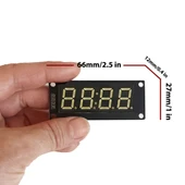 4 Basamaklı LED Gösterge Modülü 7-segment TM1637 thumbnail 4