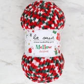 La Mia Mellow Christmas Gümüş simli El Örgü İpi - - 1