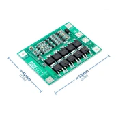 3 strings 11.1V 12.6V 18650 Lityum Batarya Koruma Devresi thumbnail 4