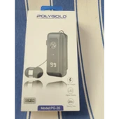 Pg20 Kablolu Makaralı Bluetooth Kulaklık Uzun Pil Ömrü Dijital Göstergeli thumbnail 5