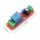 NE555 Zaman Gecikmeli Röle Kartı Monostable (12V) Otomotiv Elektrikli Aletler - 4