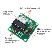 ULN2003 Step Motor Driver Sürücü Modül - 3