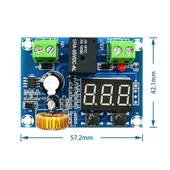 XH-M609 DC Voltaj Koruma Modülü Lityum Piller için Output 12-36V thumbnail 3