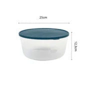 6’lı Yuvarlak Saklama Kabı Seti – Kırılmaz, Çizilmez, Sızdırmaz - 8