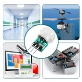 Mini PIR Dedektörü Sensör AM312 thumbnail 5