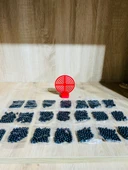 Hedef 9 cm Kırmızı Renk + 21 Paket Plastik Boncuk - 1